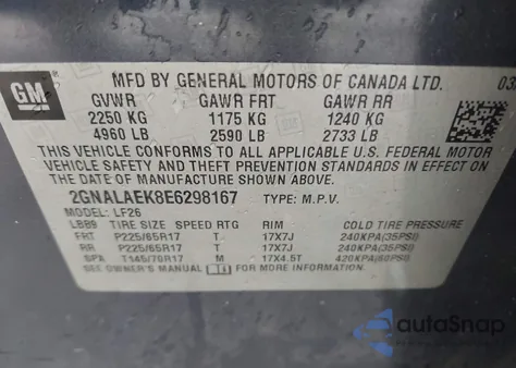 2014 Chevrolet Equinox Ls from USA, damaged, VIN 2GNALAEK8E6298167